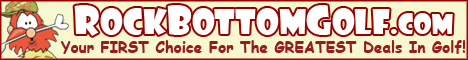Rock Bottom Golf General Ad 468X60